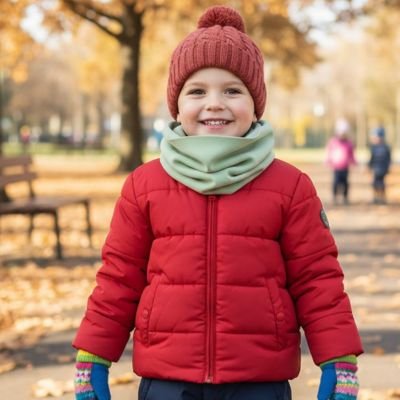 bébé porte tour de cou pour bebe au parc