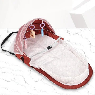 Berceau de Voyage - BabyNest™ - Rouge - Havre Bébé