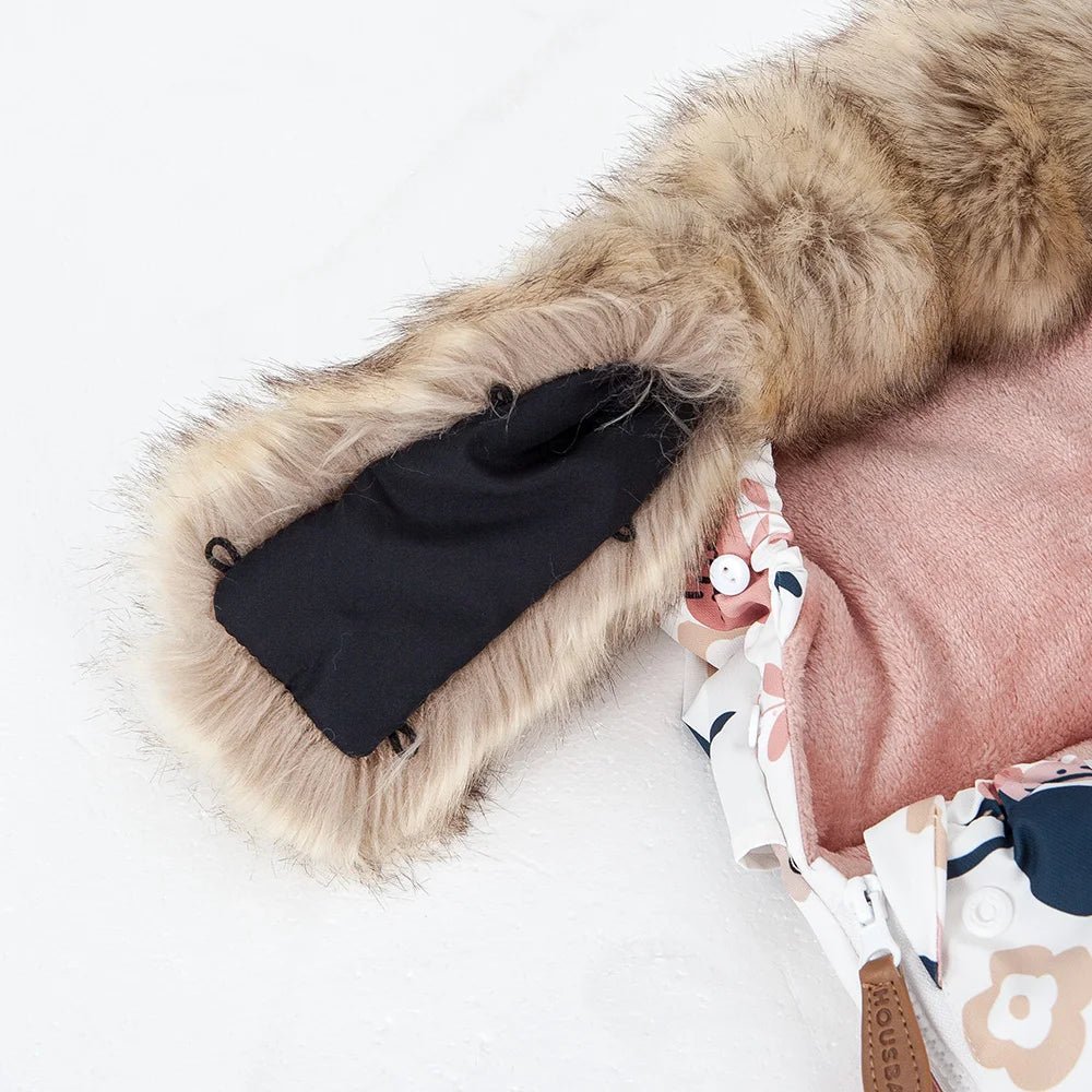 Chancelière poussette | ComfyBaby - fourrure détachable