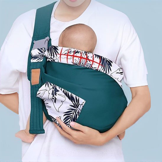 echarpe de portage confort sécurisant avec bébé