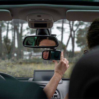 maman ajuste miroir voiture bebe sécurité optimale sur rétroviseur avant