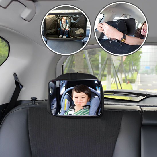 Miroir bébé voiture | Grand Angle Sécurité - Havre Bébé