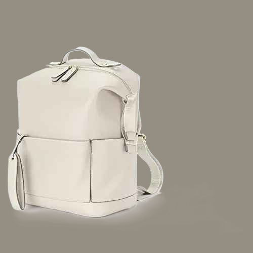sac a dos a langer impermeable beige