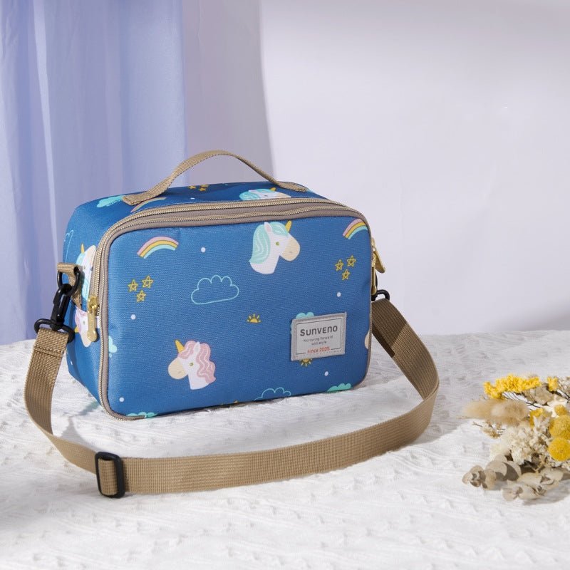 sac a langer bebe imperméable bleu