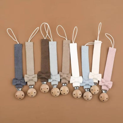 attache tetine clip velour