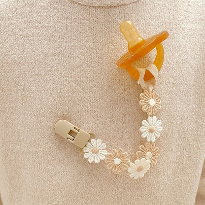 Attache tétine fleur | Stylée - Havre Bébé