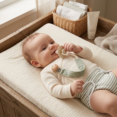 Attache tétine tissu | Souple - Havre Bébé