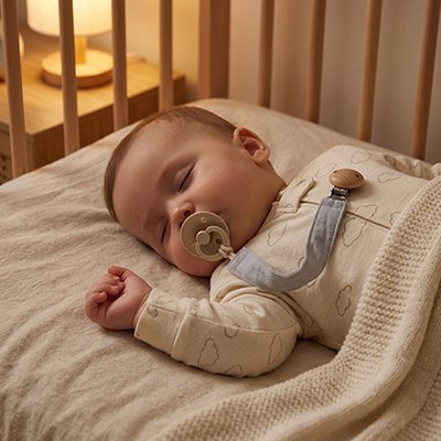 Attache tétine tissu | Souple - Havre Bébé