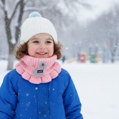 bébé avec tour de cou pour bebe douceur