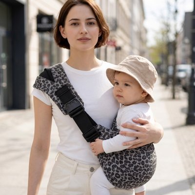 bébé dans porte bebe cote comfort chic 
