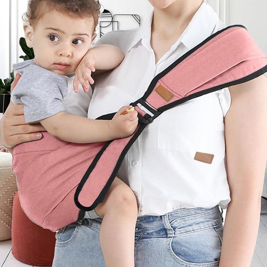 bébé dans porte bébé ergoélégance