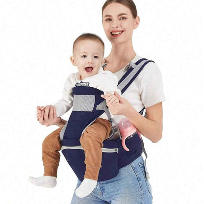 bébé dans porte-bébé physiologique comfortplus avec maman