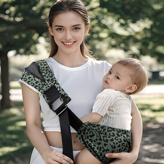 bébé en bebe portage echarpe babycomfort au parc