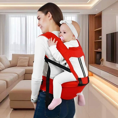 bébé en position dorsale dans porte bebe soulageconfort