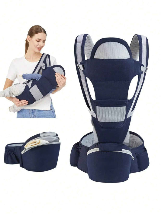 bébé en position horizontale dans porte-bébé physiologique comfortplus avec maman