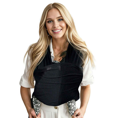 bébé endormi en écharpe de portage bébé freshcarry