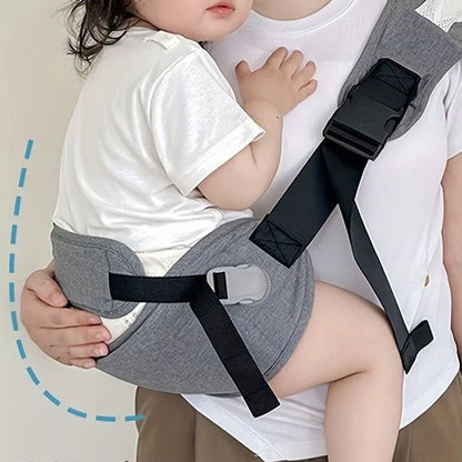bébé éveillé en echarpe de portage douillet ergonomique 