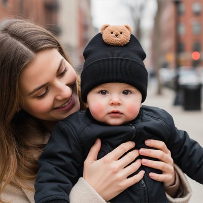 bébé porte bonnet bébé délicat