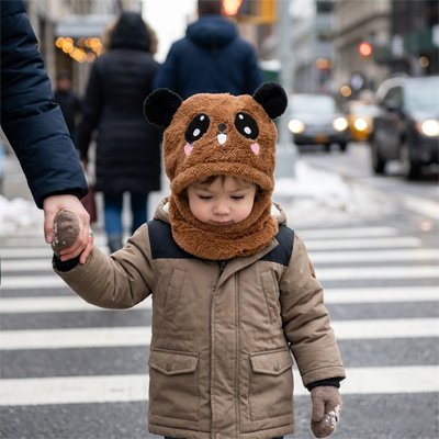 bébé porte cagoule bebe ultra-douce
