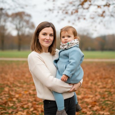 bébé porte tour de cou bébé douceur chaude avec maman au parc