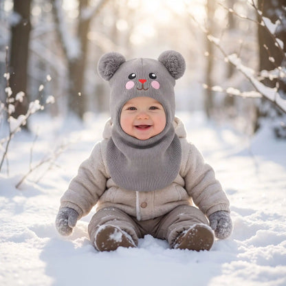 bébé porte cagoule pour bebe doucechaleur au parc