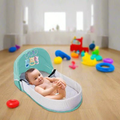 Berceau de Voyage - BabyNest™ - Vert - Havre Bébé