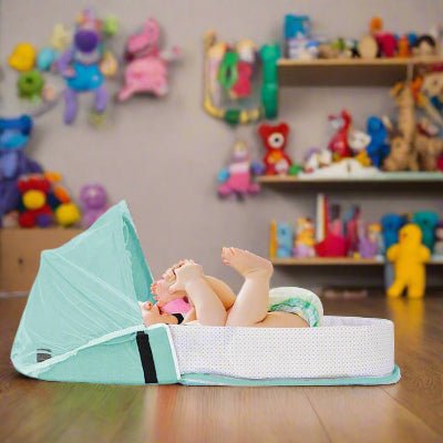 Berceau de Voyage - BabyNest™ - Vert - Havre Bébé