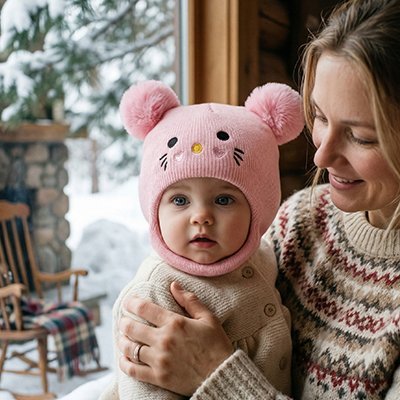 CAGOULE BEBE FILLE | Pompons - Havre Bébé