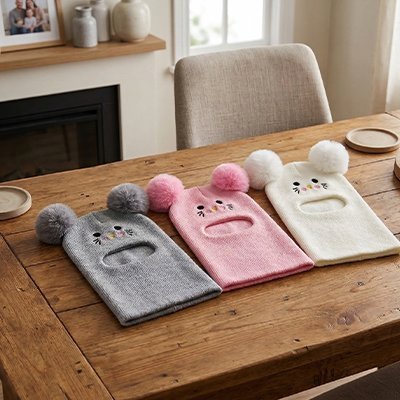 CAGOULE BEBE FILLE | Pompons - Havre Bébé