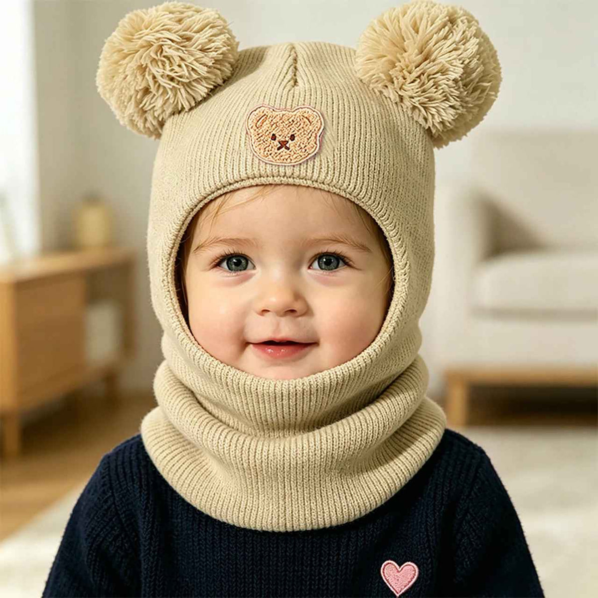 cagoule laine enfant | Respirante - Havre Bébé