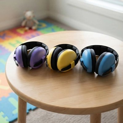 casque anti bruit bebe paisible différentes couleurs