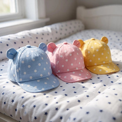 casquette bebe anti uv protect différents motifs