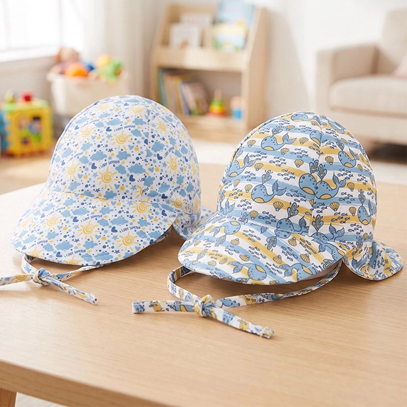 casquette bebe soleil doux différents motifs