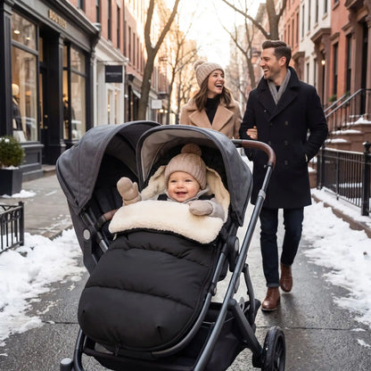 chanceliere cosy thermoglisse avec bébé en ville avec famille