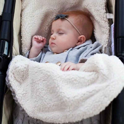 Chancelière hiver poussette | Laine Tricotée - Havre Bébé
