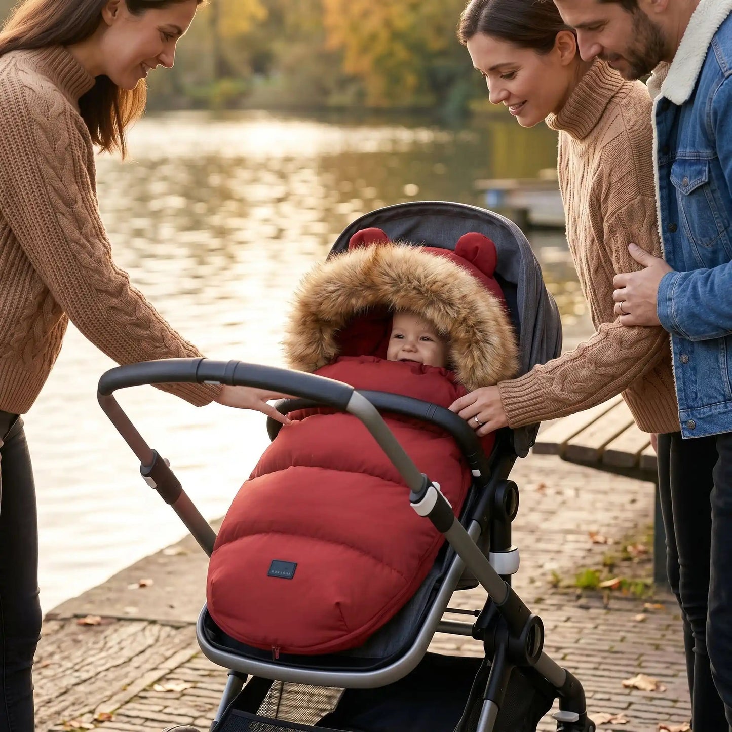 Chancelière hyper chaude | Doux Hiver - Havre Bébé