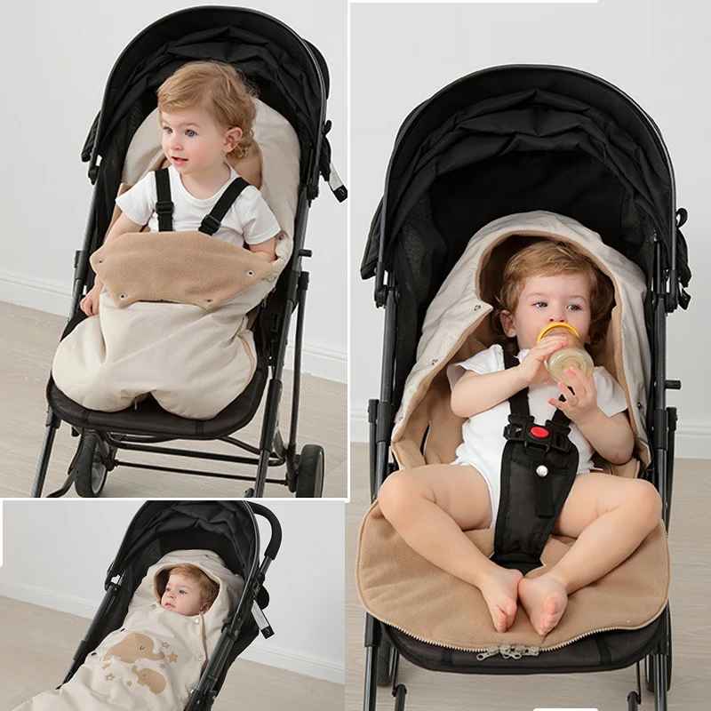 chancelière pour cosy avec bebe dans différentes positions