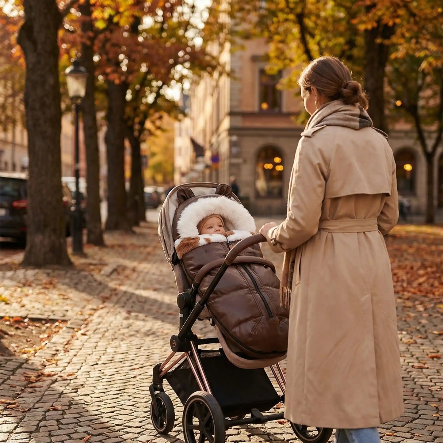 Chancelière poussette hiver | BabyDoudou - Havre Bébé