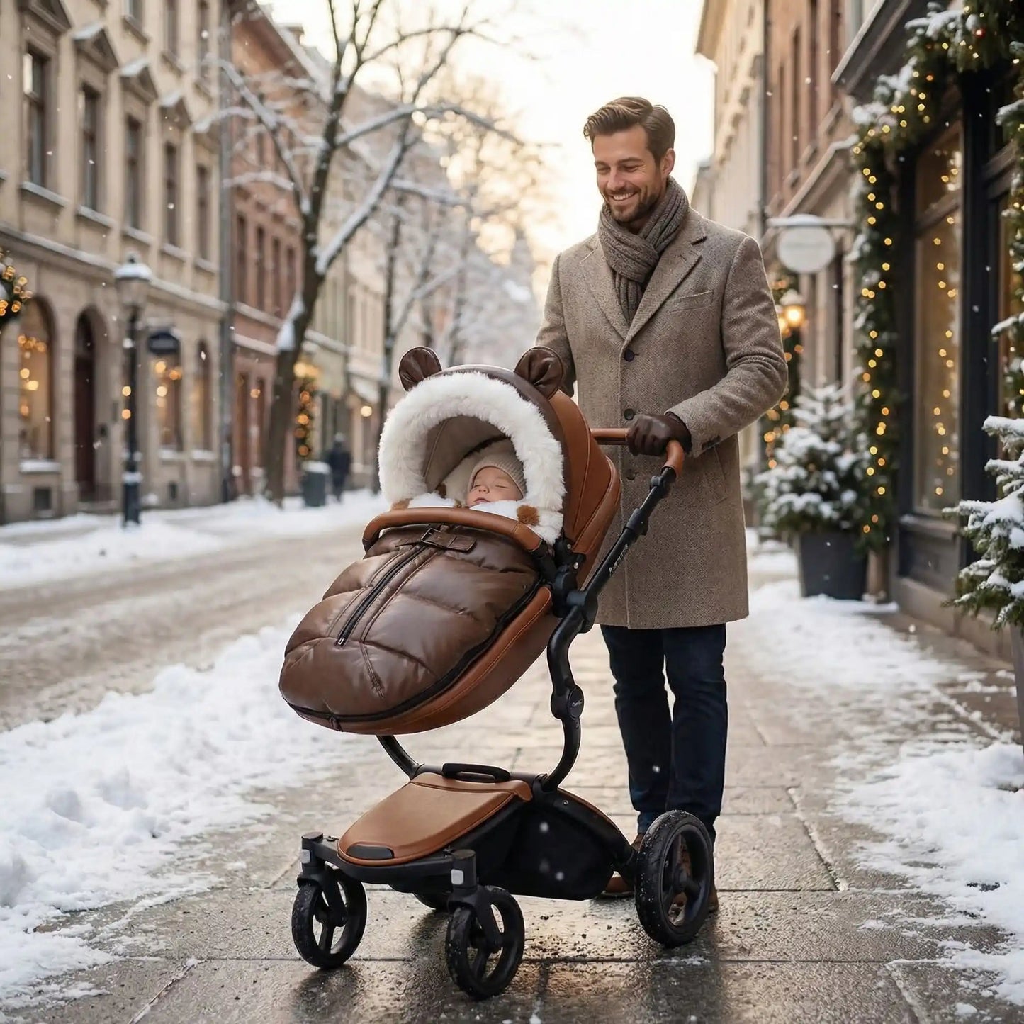 Chancelière poussette hiver | BabyDoudou - Havre Bébé