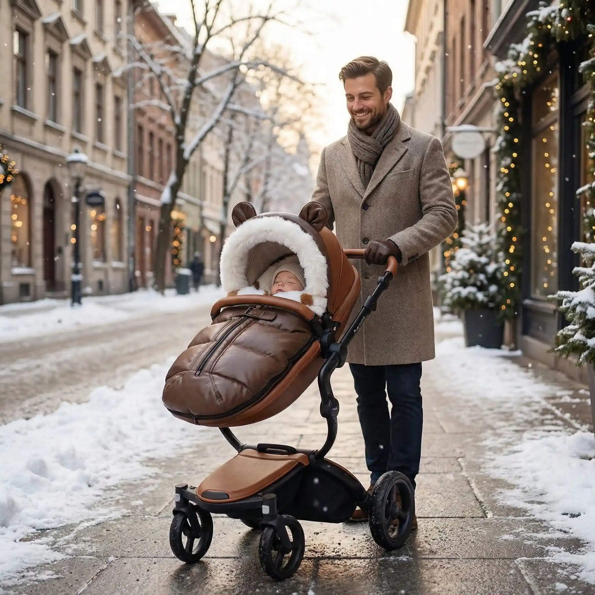 Chancelière poussette hiver | BabyDoudou - Havre Bébé