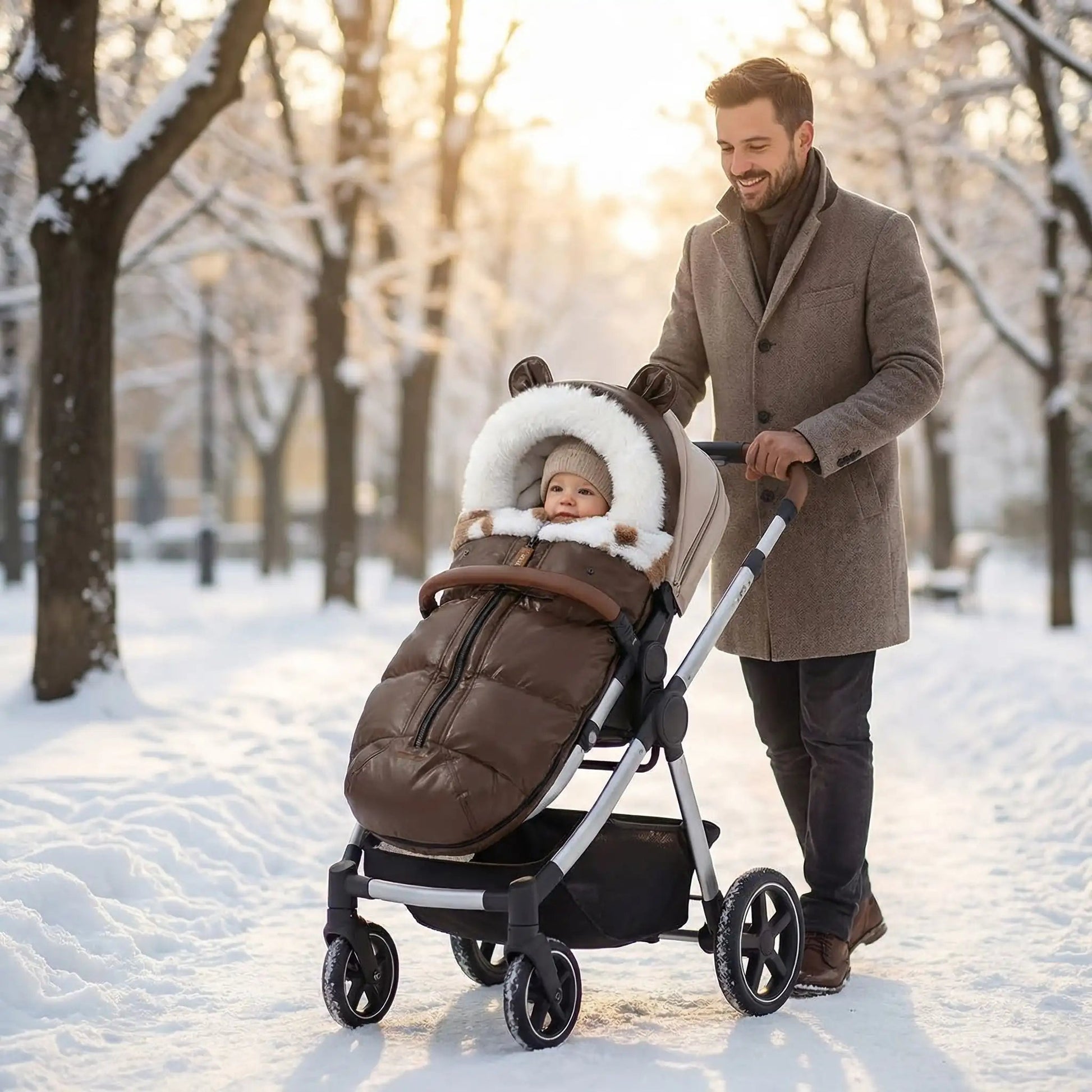 Chancelière poussette hiver | BabyDoudou - Havre Bébé