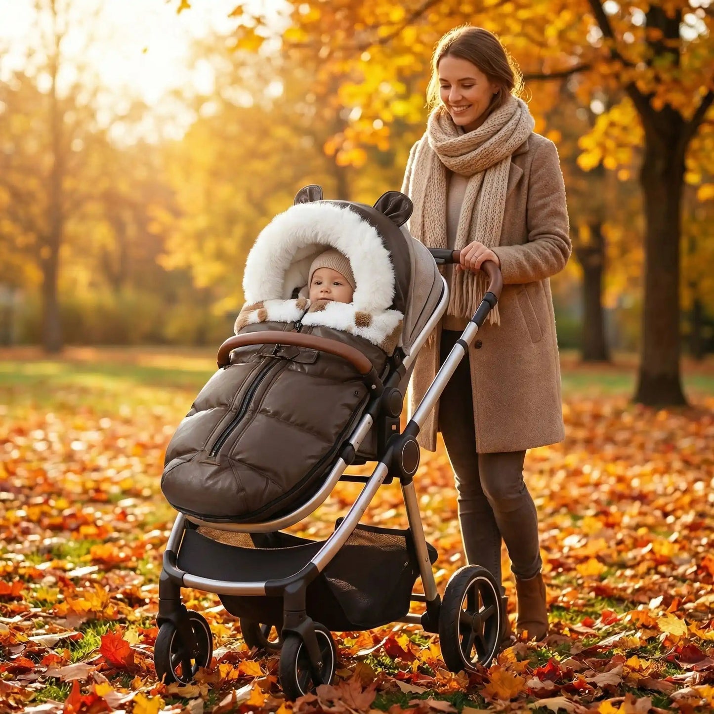 Chancelière poussette hiver | BabyDoudou - Havre Bébé