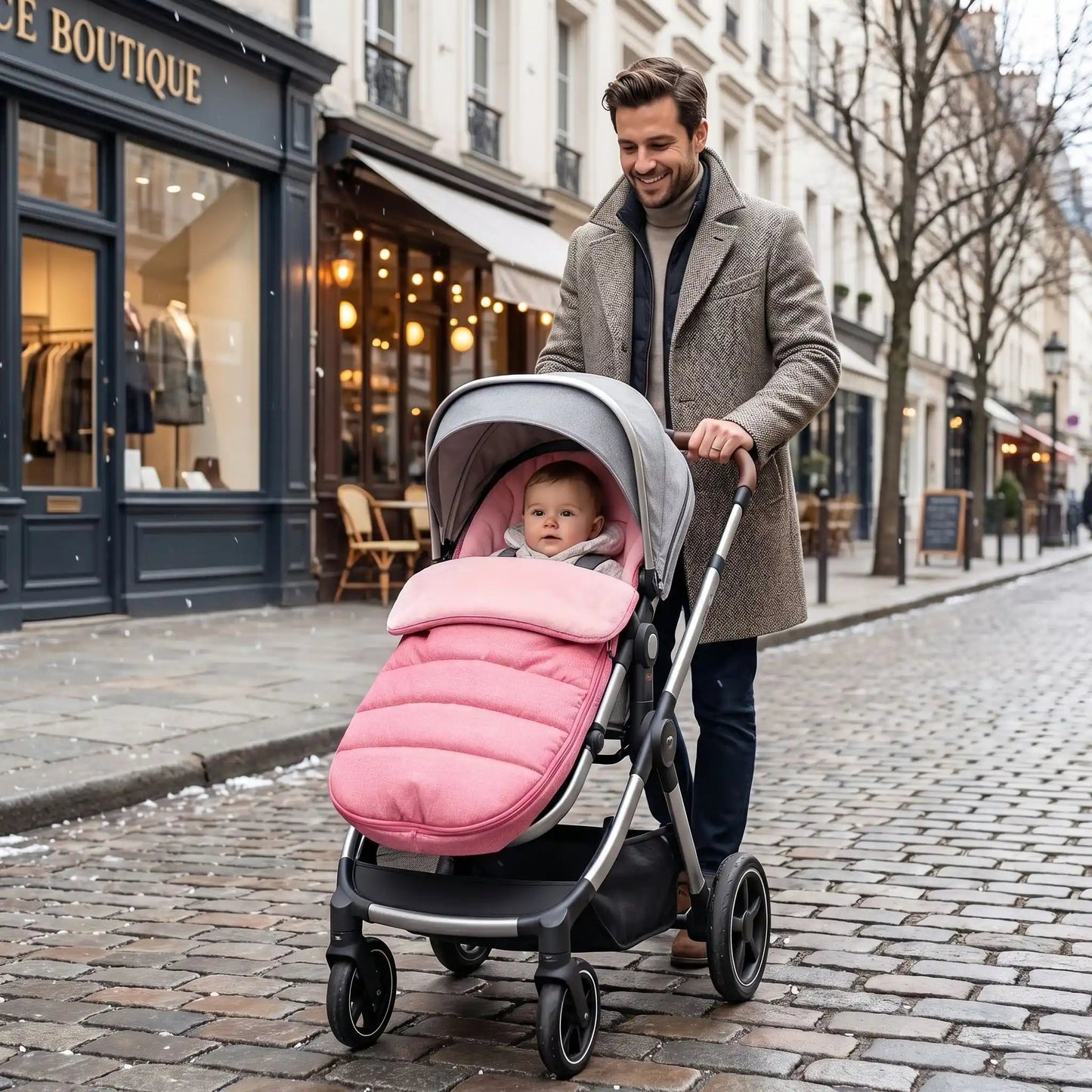 Chancelière poussette hiver | BabyDoux - Havre Bébé