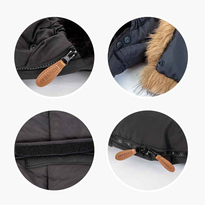 Chancelière poussette cozywinter les fermetures