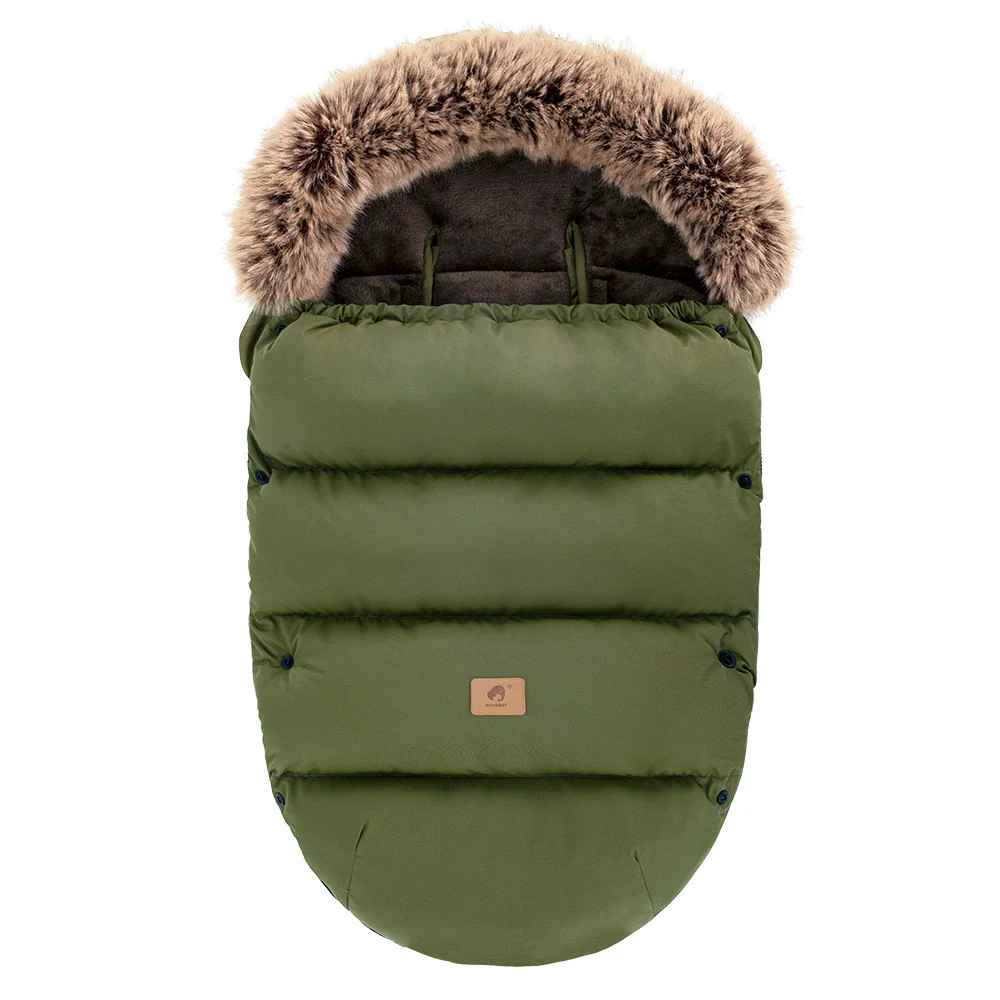 chancelière poussette | thermococon vert olive