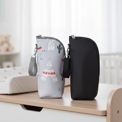 chauffe biberon nomade handsfree gris et noir