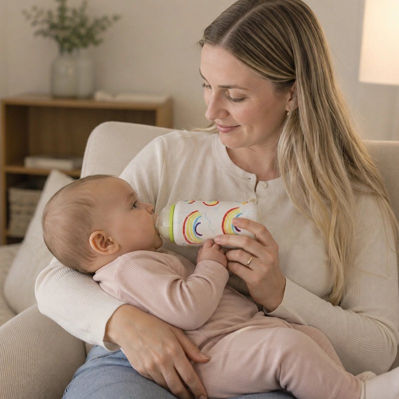 chauffe biberon nomade light avec bébé et maman