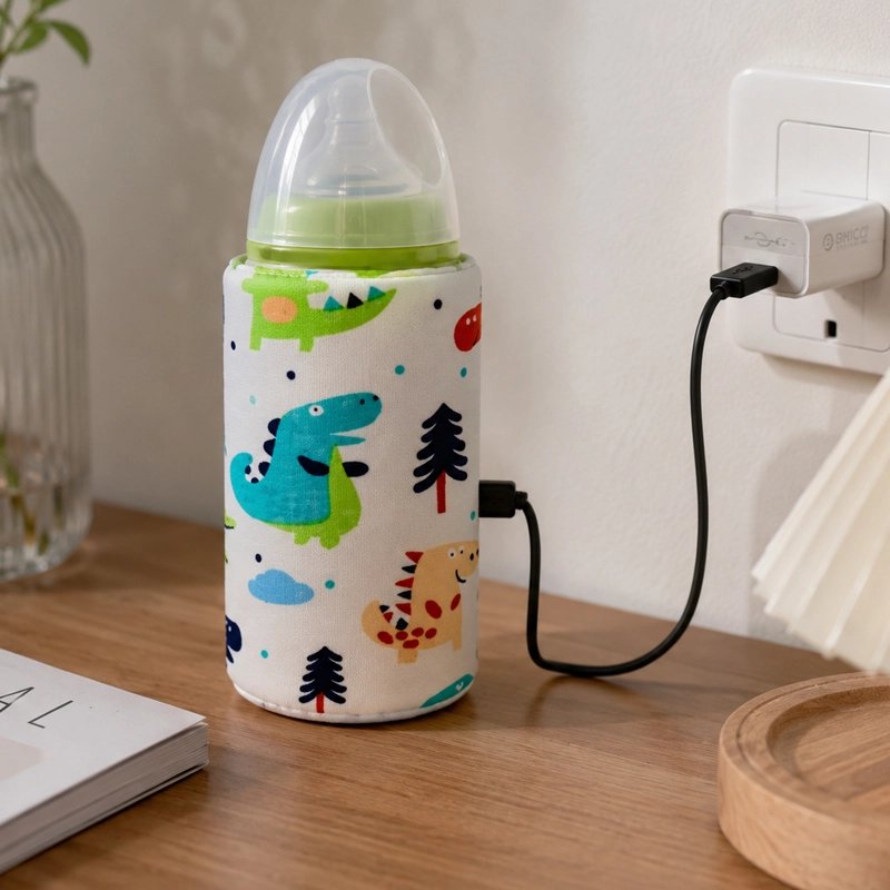 chauffe biberon nomade light connecté sur chargeur