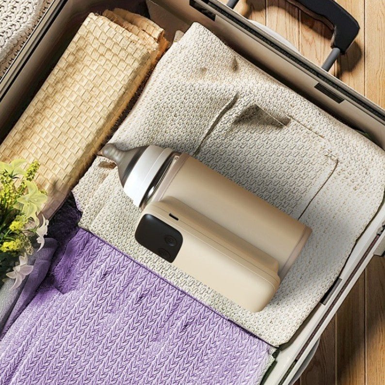 chauffe biberon nomade multitemp dans la valise