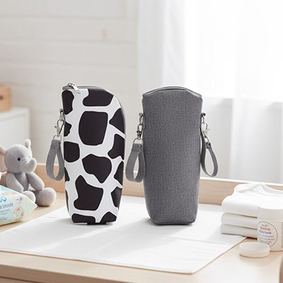 chauffe-biberon portable sécuribébé gris et noir&blanc